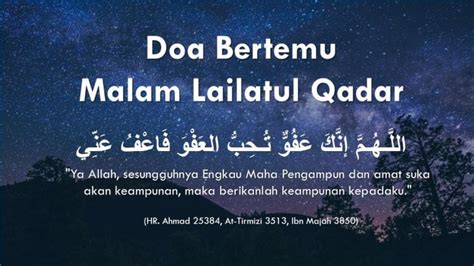 Doa Yang Dibaca Saat Lailatul Qadar Dakwah Islami