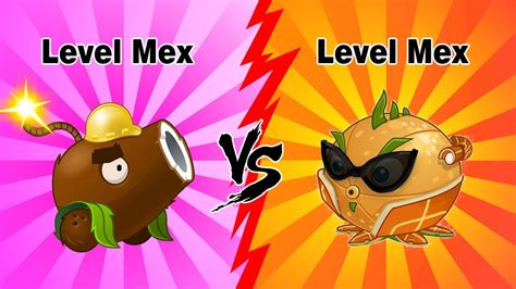 Plants Vs Zombies 2 L Citron Vs Coconut Cannon L Level Mex Gameplay Update Youtube