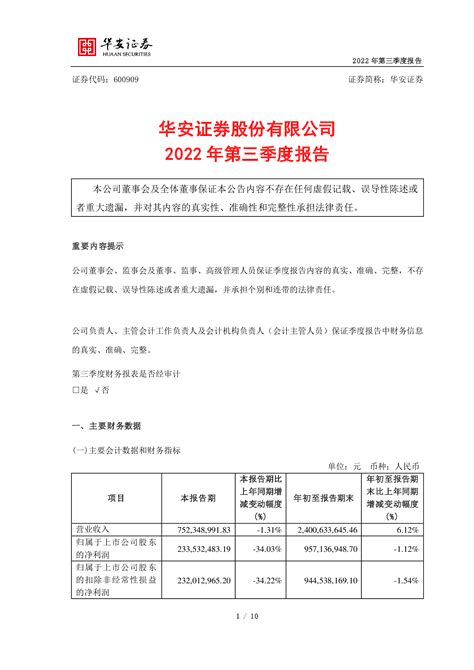 华安证券股份有限公司2022年第三季度报告 洞见研报 行业报告