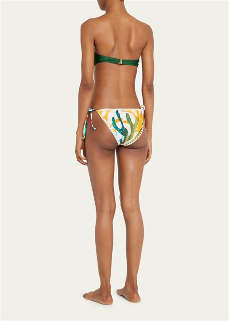 Milly Cabana Millie String Bikini Bottoms Bergdorf Goodman