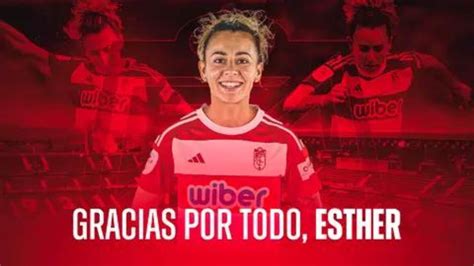 Esther Se Despide Del Granada Cf Femenino