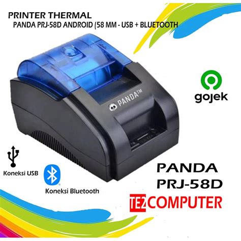 Jual PRINTER KASIR PPOB THERMAL 58MM PANDA PRJ 58D ANDROID USB