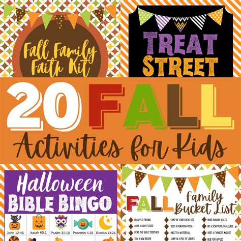 20 Fall Activities for Kids - Family Faith Builders