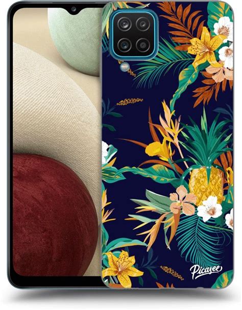 Silikonowe Czarne Etui Na Samsung Galaxy A12 A125F Pineapple Color