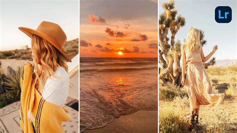 24 Sunset Golden Hour Lightroom Presets Free Paid Gridfiti