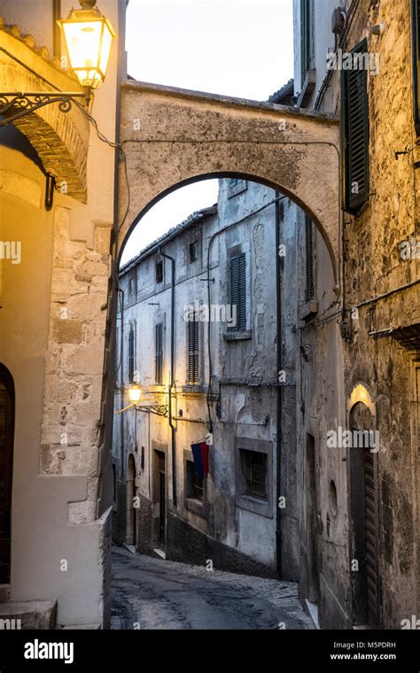 Amelia Terni Umbria Italy Historic Buildings In The Old Town