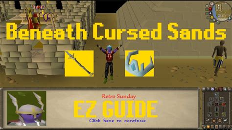 OSRS Beneath Cursed Sands EZ Quest Guide Retro Sunday YouTube