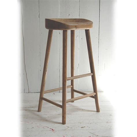 Weathered Oak Bar Stool By Eastburn Country Furniture