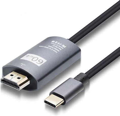 USB C Naar HDMI Kabel 4K Ultra HD USB C Male HDMI Male Bol