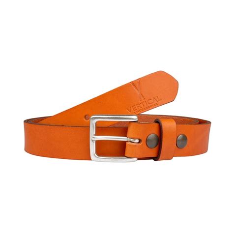 Camel Genuine Leather Belt With Colored Buckle