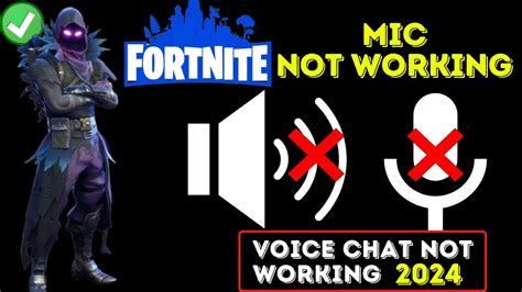 Fortnite Mic Not Working Voice Chat Not Working Fix Youtube