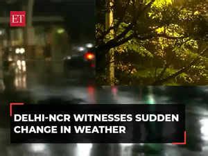 Delhi Rain Is This Artificial Rain Or Real Delhiites Surprised By