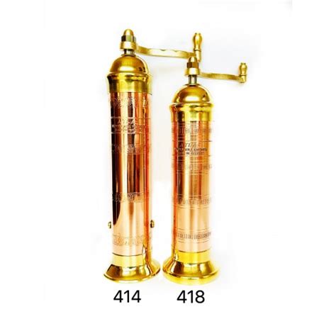 Atlas Brass Copper Pepper 9 And Salt Mill 8