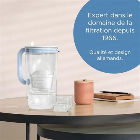 Brita Carafe En Verre Bleue Cartouche Filtrante Maxtra Pro All In