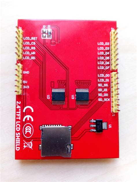 Arduino 2.5 inch LCD touch screen shield tutorial and library. – JakeMakes