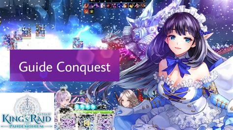 [kings Raid] Mirianne Guide Conquest Tarfus Youtube