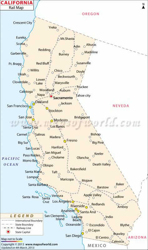 Amtrak California Map Free Printable Maps