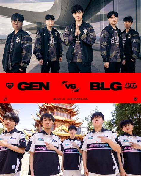 Lol Msi Semifinal Gen Vs Blg Results And Games