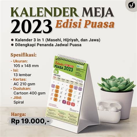 Kalender Meja Edisi Puasa Yufid 2023 Toko Muslim Title