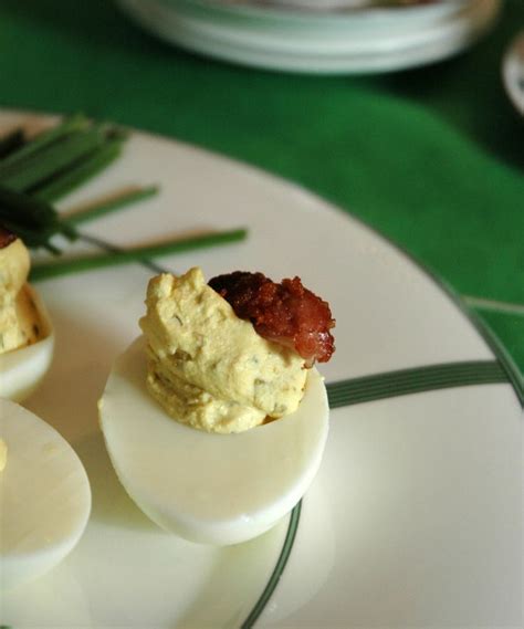 Bourbon Bacon Deviled Eggs Kentucky Derby Food Bacon Deviled Eggs