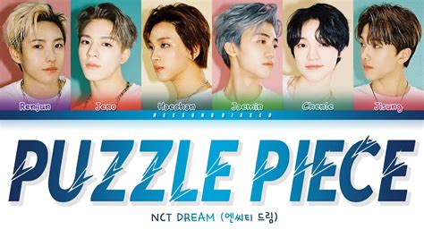 Nct Dream Puzzle Piece Color Coded Lyrics Han Rom Eng