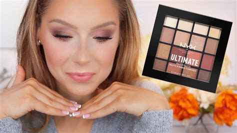 Nyx Warm Neutrals Ultimate Shadow Palette Tutorial Review Youtube