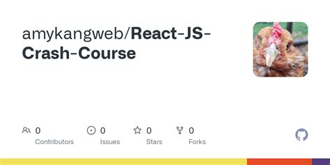 Github Amykangweb React Js Crash Course