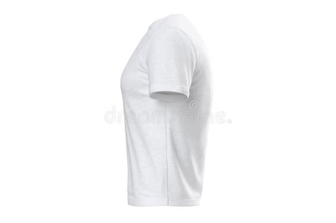 T Shirt Apparel Fabric Side View Stock Illustration Illustration Of