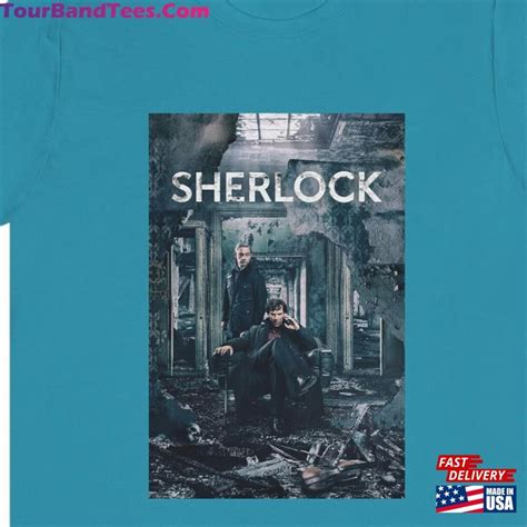 Unisex Sherlock Holmes Jersey Short Sleeve Tee 221b Baker Street