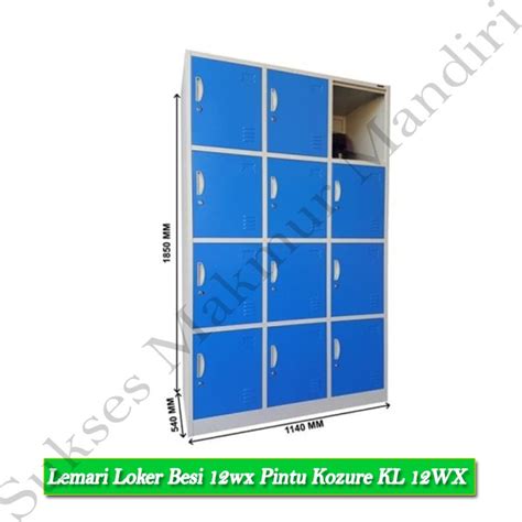 Jual Lemari Loker Besi 12wx Pintu Kozure KL12WX Jakarta Barat TK