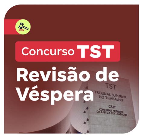 Concurso Tst Revis O De V Spera