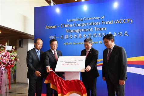 Launching Ceremony Of Accf Management Team Asean Main Portal