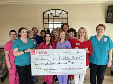 Mana Gives Back To Loving Choices Medical Associates Of Northwest