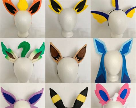 Eeveelution Ear Cosplay Choose From 9 Eeveelution Ears Eevee Flareon