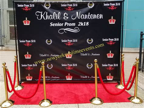 Custom Prom Step And Repeat Banner