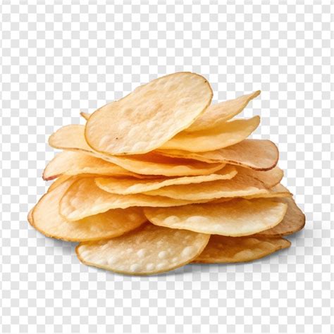 Premium Psd Potato Chips On Transparency Background Psd