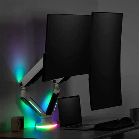 Mua Avlt Rgb Lights Dual Monitor Arm Desk Mount Built In