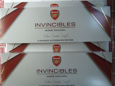 Topps Arsenal Invincibles Set Of 16 Encased Autographs Henry Bergkamp