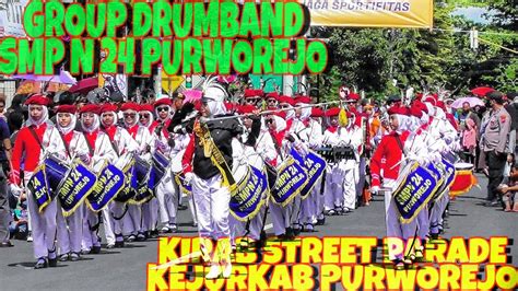 Drumband Smp N Purworejo Kirab Parade Kejurkab Drumband