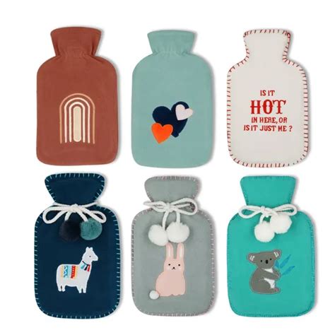 1000ml Hot Water Bottle Natural Rubber Liner Bag Hot Water Bag Hot Water Bag And Hot Water