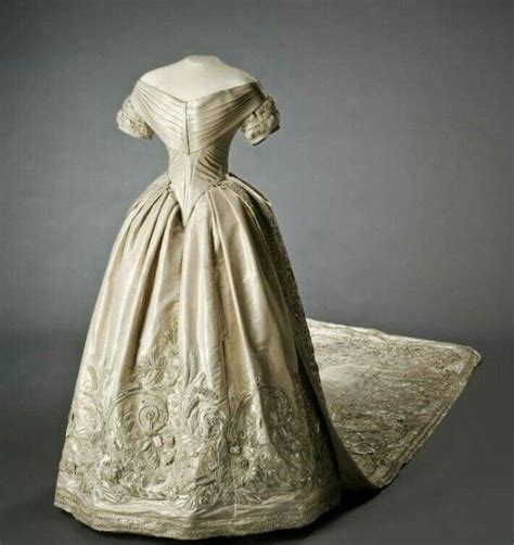 1850 Sweden Wedding Dress Worn By Princess Louise Of The Nederlands
