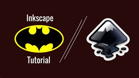 Inkscape C Mo Hacer El Logo De Batman Tutorial Simple Logo