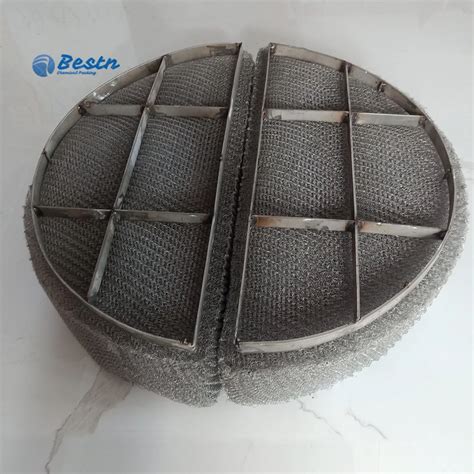 Wire Mesh Mist Eliminator Gas Liquid Wire Mesh Demister Pad Mist