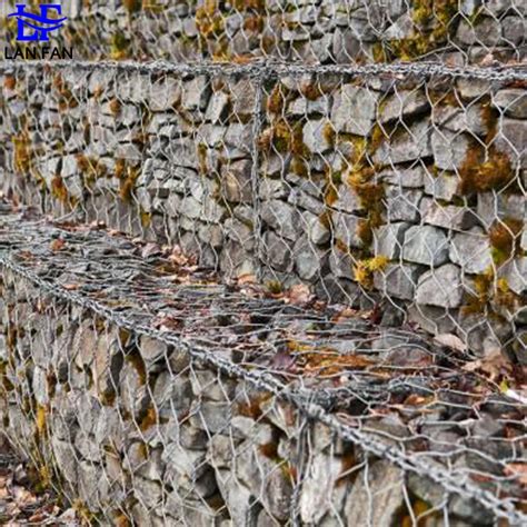 Stone Gabion Wire Cage Inox Box And Galvanized Mattress Erosion Control