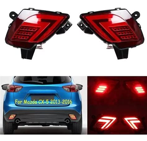 Par De Luces Led Freno Parachoques Trasero Para Mazda Cx Cuotas Sin