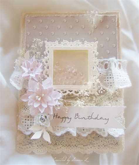 Shabby Chic Vintage Birthday Card