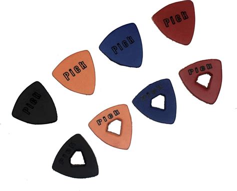 Anwenk Ukulele Picks Leather Ukulele Bass Picks Soft