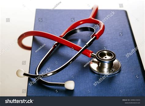 Concept Medical Education Book Stethoscope Stock Photo 2200172433