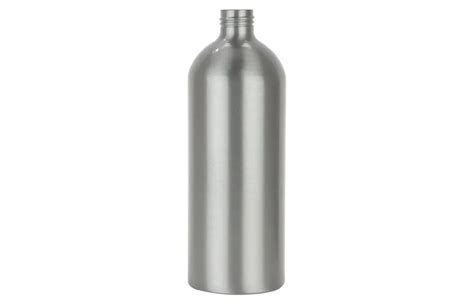 16 Oz Silver Aluminum Bottles 24 410 Kaufman Container