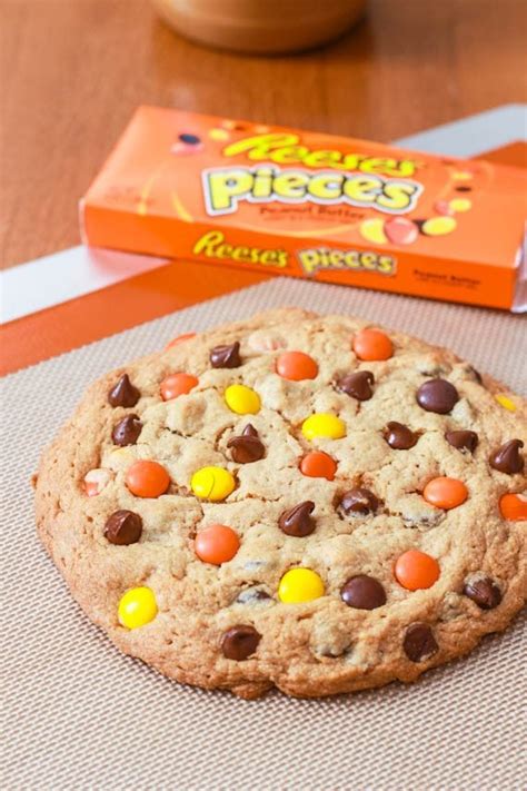 Giant Reese S Pieces Peanut Butter Cookie Sallys Baking Addiction